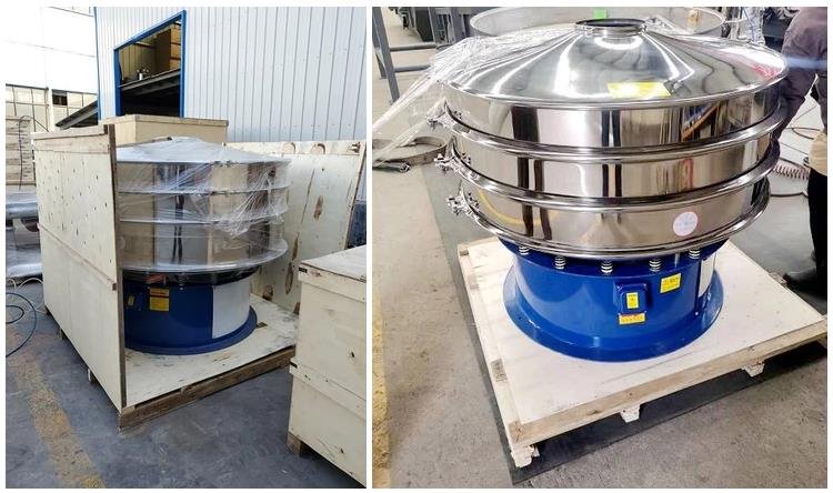 spices sieving vibrating screen separator packaging