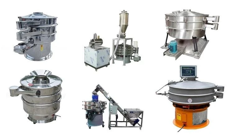 Powder Sieving rotary vibrating screening machine